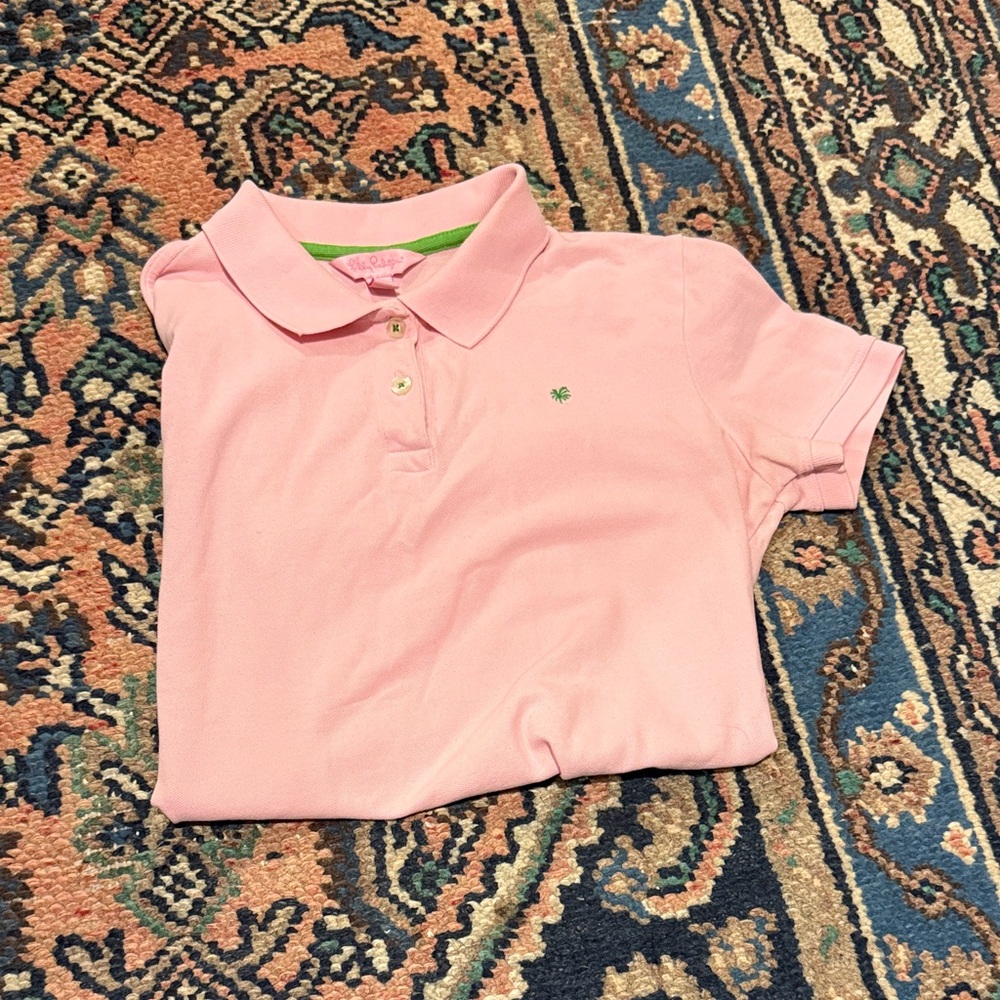 Lilly Pulitzer Pink Polo Shirt